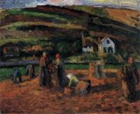 Pissarro, Camille - The Potato Harvest